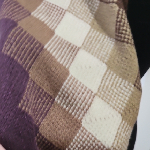 Pierre Cardin Purple and Brown Scarf - Picture 3 of 6
